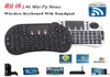 Fly Air Mouse Rii i8 Teclado Inglês Controle Remoto Touchpad Teclados Portáteis para TV BOX Laptop Tablet PC Builtin Lithiumion 1851958