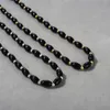 European and American Instagram Style Black Agate Beaded Fashionable Contrasting Collarbone Chain Niche Design High-end Sense Personalized and Unique Necklace