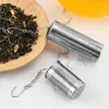 TEA INFUSER, TEA STERARS FÖR LOSSE TE, ROINELESS STÅL EXTRA FINE MESH LOOK TEA TEEPER med utökad kedjekrok Herbal Spice Filters