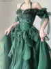 cosplay Costumi anime Abito da sposa fiore verde Cos Lolita Dress Op Dress Lolita Heavy Industrial Trail Abito soffice Lolita Role PlayC24320