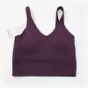 Damen-Sport-BH, sexy Tank-Top, enge Yoga-Weste mit Brustpolster, kein Butterweiches, athletisches Fiess-Kleidungsstück