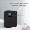 Outro Home Garden Aroma Difusor para Purificadores de Ar Pulverizador Aromaterapia El Scenting Dispositivo Smart Room Fragrância Hine App Control Drop DHPGF