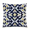 Pillow Throw Covers Modern Simple Cover 45x45 Geometric Living Room Decoration Polyester Linen Gift Bed Velvet E0158