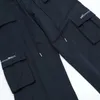Herenbroeken Heren Amerikaanse streetwear mode hiphop losse casual overalls cargo multi-pocket trekkoord rechte broek merk