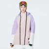 ジャケット高品質の男性女性スノーボードスーツジャケットとビブパンツ冬の温水スキー衣装マウンテンスノーーツ新しい2023