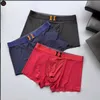 Underpants designer 3pcs/lot Mens Underwear Designer Boxer Organic Cotton Shorts Modal Sexy Gay Male Boxers Breathable New Mesh Man Size L-4XL 4AMB