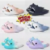 Popular shoes sandal Summer Shark Slippers Shark Slides Thick Soled Shoes Kids flat sandals Gradient Flip Flops GAI low price eur 36-45