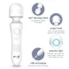 DRYWELL AV Zauberstab-Vibrator für Frauen, Klitoris-Stimulator, mehrere Geschwindigkeiten, Sexspielzeug für Erwachsene, für Frauen, Vibratoren, USB-Dildo, Silikon, 240307