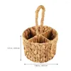 Kitchen Storage Gift Baskets Handwoven Flower Handheld With Handle Small