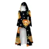 Casual Jurken Mode Dames Tops Halloween Lange Mouw Capuchon Vintage Rits Cape Losse Jurk Kostuums Voor Vrouwen Vestidos