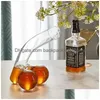 Vinglasögon xdecanter rolig decanter High Borosilicate Glass Decanterunique Funny Whisky Whisky 230628 Drop Delivery Home Garden Kitch Dhive