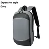 Backpack SUUTOOP Men Expanded Reflective 15.6 Inch Laptop Fashion Waterproof Notebook Rucksack Business Travel Bag Pack For Male