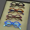 Sonnenbrillenrahmen, personalisierte Modetrends, dicke und Patchwork-Materialien, Retro-Acetat