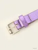 Belts New style cute kids belt adjustable metal buckle purple kids belt