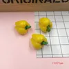 Figurine decorative 10 pezzi cabochon di verdure con ciondoli di frutta 3D in miniatura in resina per portachiavi Scrapbooking fai-da-te