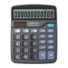 Calcolatore della scrivania, calcolatore desktop a 8 cifre LCD, piccolo, nero