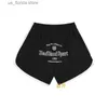Men's Shorts American High Strt Tide Brand Summer New Casual Shorts Mens Outdoor Training Running Sports Casual Cotton Shorts Y240320