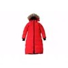 Рождественская куртка-пуховик Cananda Goose, женский канадский пуховик, женские паркеры, зимние паркеры средней длины с капюшоном выше колена, толстые теплые гусиные куртки Chenghao01 609