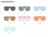 Sunglasses Square Womens Sunglasses 2021 Super Light Onepieces Metal Frame Sun Glasses Colorful Red G15 Protection Eyewear L240320