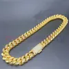 Miami Cuban Link Designer Armband Herren 12MM 14MM breite Goldkette Mikro eingelegter Moissanit Diamant in Schnalle Rapper Hip Hop Schmuck Damen Personalisieren Geschenk