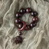 Strand Purple Sandalwood Finger Wrapped Soft Hand Twisted Literary And Playful Male Female Zodiac Wooden Carved Bracelets