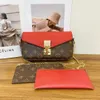 TOP 3-piece purse Shoulder Bag 3-piece Classic Handbag Women's Leather crossbody Bag New embossed fashion 3-piece luxury designer bag