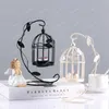 Candle Holders Y European Style Leaf Bird Cage Iron Candlestick Home Decoration Creative Gift Vintage Wedding