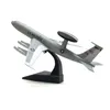 التماثيل الزخرفية Diecast Metal 1/200 مقياس E-3 Sentry AWACS USAF Early Carning Airplane Models