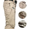 Men's Pants Quick Dry Outdoor Military Multi Pockets Elastic Tactical Pant Waterproof Plus Size 6XL Casual Cargo Trousers Men Clothing