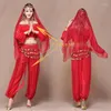 Stage Wear Dance Costume Belly Long Sleeve Performance Set Adult Female Egyptian Practice