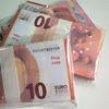 3 Paket Yeni Sahte Para Banknot Partisi 10 20 50 100 200 Euro Pound İngilizce Gerçekçi Oyuncak Bar Prop Copy Film Para Sahte Bilgiler 100 PC/PACK