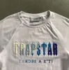 613s Mens Camisetas Verão Camiseta Trapstar Terno Curto 2.0 Chenille Decodificado Rock Candy Sabor Senhoras Bordado Bottom Treino Camiseta 11