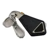 Keychains Lanyards Designer Womens Luxury Leather Keyring Key in Plånbok Wrist Lanyard Car Keychains with Present Box