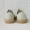 Chaussures décontractées DONNAIN 2024 Beige Daim Plat Couple Véritable Cuir Véritable À Lacets Unisexe Baskets Hommes Femmes Semelle En Caoutchouc À La Main