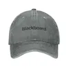 Ballkappen Blackboard Logo Print Graphic Casual Denim Cap Strickmütze Baseball