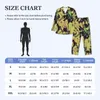 Men's Sleepwear Pajamas Man Cute Monkey Bedroom Animal Print 2 Piece Retro Pajama Sets Long Sleeves Warm Oversized Home Suit