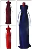 Wrap Prezent 100pclot Velvet Wine Bottle Covers Bags Flannel Flannel Flannel Party Wedding Prezenta