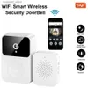 Doorbells WiFi doorbell video Tuya doorbell AC power USB battery smart life doorbell smart home safety night vision camera doorbellY240320