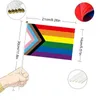 Parti Dekorasyonu Gurur Bayrakları Set 9 adet LGBTQ Topluluğu için El Sallar LGBT Biseksüel Transseksüel Panjender Gay Lezbiyen Queer