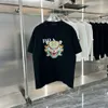 Designer herr tshirts kläder mode bomull par tee casual sommar män kvinnor klädmärke kort ärm tees klassiska brev t skjortor