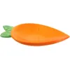 Plates Ceramic Carrot Sushi Dipping Bowl Appetizer Plate Porcelain Saucer Dish Candy Nut Seasoning Dinnerware Easter Decorations