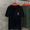 T-shirt da uomo di design Etichette ricamate di qualità a maniche corte moda uomo e donna T-shirt corta coppia modelli in cotone Luxury Men Hip Hop vestiti1