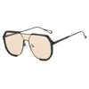 Солнцезащитные очки Tiktok высокого уровня, цельная, в большой оправе, многоугольная, мужская и женская, 2024, INS, брендовый дизайнерский дизайн, UV400