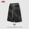 Mens Wear | 2024 Spring/Summer 380G Washed Gradient Monkey Shorts Street Trendy Brand Capris for Men