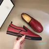 men womens casual shoes canvas sneaker lace-up Green and red Web stripe shoe Embroidered Luxurys Designers Flat mens sneakers size 34-46
