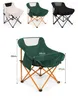 Camp Furniture Outdoor Camping Moon Chair Folding Portable Picnic Fishing Art Sketching Beach Tool Stainless Steel High Quality