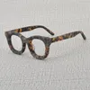 Lunettes de soleil Acétate Lunettes de lecture Hommes Haute Qualité Vintage Épais Noir Tortue Lunettes Cadre Mâle Femmes Spectacles pour Prescription