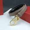 Designer Belt Fashion Womens and Mens Classic Belt Tri Color Alloy Buckle Leather Belt Width 25mm High Quality Designer