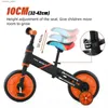 Biciclette da viaggio UBRAVOO Tiny Scout Balance Bike 3 4 5 anni 4 in 1 con ruote di supporto e pedali opzionali Regolazione dell'altezza tristeJL102 L240319