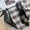 Designer SCARPE da donna scarpe eleganti con tacco eleganti sandali estivi in pelle spazzolata scarpe con scivolo décolleté con cinturino alla caviglia calzature di lusso donna tacchi alti festa di nozze